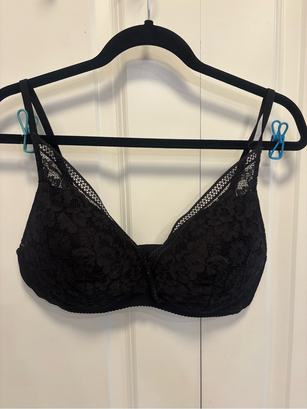 Knox Lace Wireless Bralette - Black
